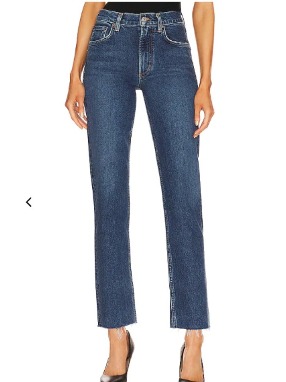 AGOLDE Kye Mid Rise Straight Crop Jeans in Mirage Size 28 NWT